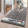 Muddy Mat® | Super Absorbent Door Mat Indoor, Microfiber Quick Dry Chenille Entryway Rug, Non-Slip Front Door Mat, Indoor Mats for Entryway, Machine Washable Pet Rug, Charcoal 24" x 96"