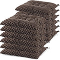 Geetery 12 Pcs Floor Pillows for Classroom Bulk Square Seating Cushions for Floor Chair School Kindergarten Reading Corner, 15.7'' Large Thick Meditation Cushions Yoga Nursery Daycare (Polka Dots)