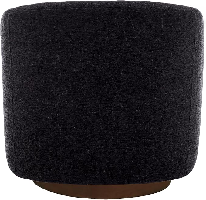 MINCETA Accent Chair,Modern Swivel Chairs for Living Room and Bedroom Reading with Wood Base,Set of 2,Performance Fabric in Charcoal Gray