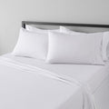 Amazon Basics Lightweight Super Soft, Comfortable Easy Care Microfiber 4 Piece Bed Sheet Set with 14-Inch Deep Pockets, Queen, Gray Crosshatch, Printed