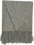 Alashan Cashmere Blend Ripple Finish Woven Throw (Quartz)