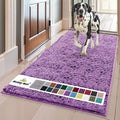 Muddy Mat® | Super Absorbent Door Mat Indoor, Microfiber Quick Dry Chenille Entryway Rug, Non-Slip Front Door Mat, Indoor Mats for Entryway, Machine Washable Pet Rug, Purple 24"x60"