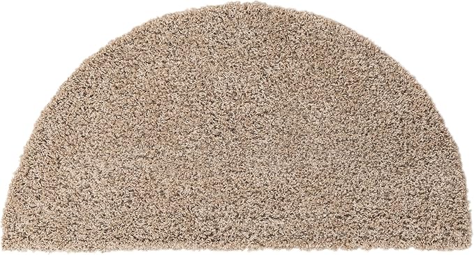 Unique Loom Solid Shag Collection Area Rug (3' 1" x 6' 1" Hearth Taupe)