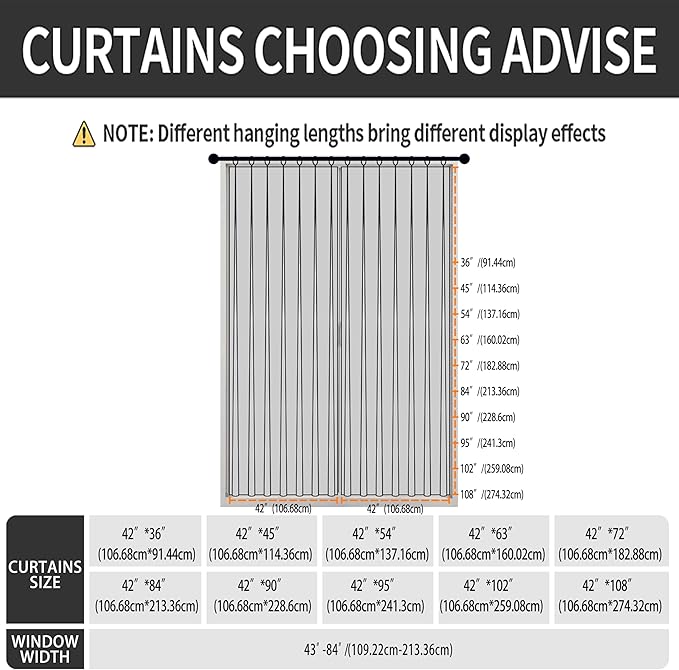 WdFour 42x84 Inch Blackout Curtains - Thermal Insulated Pinch Pleated Drapes, 100% Light Blocking, Extra Long Back Tab Panels for Bedroom & Living Room, Pack of 2 (Greyish White)