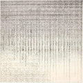 Unique Loom Del Mar Collection Area Rug - Jennifer (7' 10" Square, Gray/ Black)