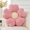 Kcvvcr Flower Throw Pillow, Cute Flower Shaped Pillow Decorative Throw Pillow for Bed Couch, Soft Daisy Pillows Floor Seating Cushion Cushions (19.6 Inch Pink)