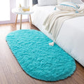 Noahas Ultra Soft Fluffy Bedroom Rugs Kids Room Carpet Modern Shaggy Area Rugs Home Decor 2.6' X 5.3', Teal Blue