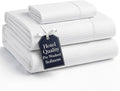 Casa Platino Twin Sheets, Pre-Washed Soft & Breathable Bed Sheets Set, 3 Piece Set, Brushed Cozy Microfiber Bedding, Fade Resistant, Deep Pocket Sheets – Ticking Stripe Silver