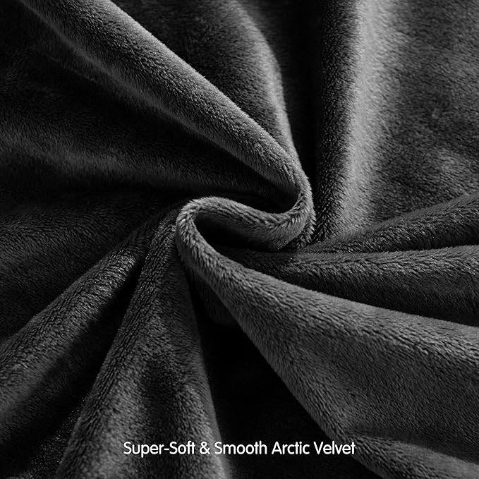 SyMax 7.8"x60" Body Pillow for Queen Bed, Bolster w/Removable Polyester Cover, Headboard Gap Filler Pillow, Black