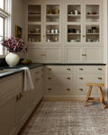 Loloi Chris Loves Julia Jules Collection JUL-09 Ink/Terracotta 5'-0'' x 7'-6'', .13" Pile Height, Area Rug