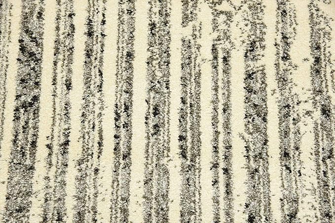 Unique Loom Del Mar Collection Area Rug - Jennifer (3' 3" Round, Gray/ Black)