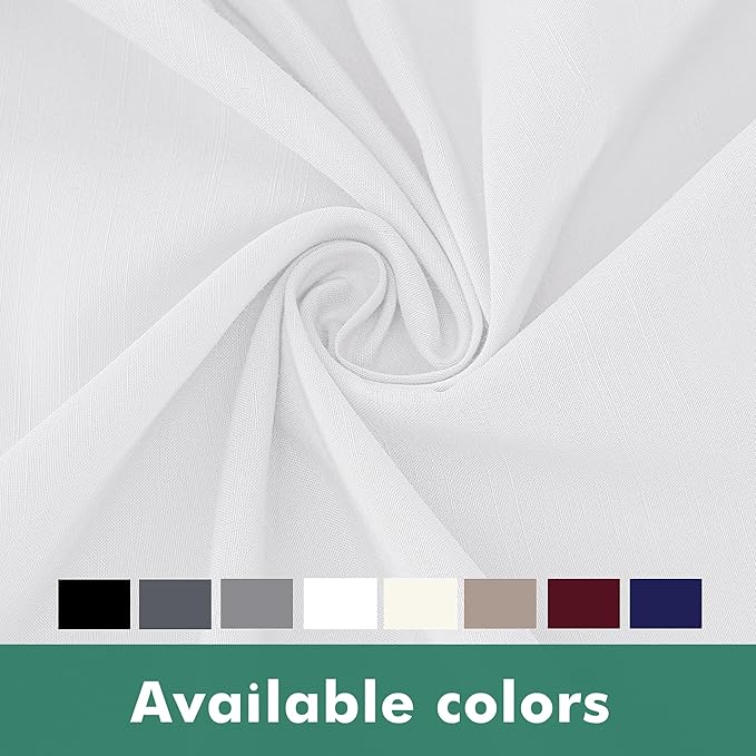Biscaynebay Wrap Around Bed Skirts with Split Corners for Full Beds 12" Drop, White Adjustable Elastic Dust Ruffles Easy Fit Wrinkle & Fade Resistant Silky Luxurious Fabric Machine Washable