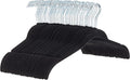 Amazon Basics Non-Slip Shirt Clothes Hangers Velvet, Space-Saving Slim, Sturdy, Black, Pack of 50