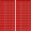 GOER Red Party Backdrop Metallic Tinsel Foil Fringe Curtain Photo Booth Prop for New Year's Eve Graduation Bachelorette Birthday Casino Theme Party Holiday Celebration Decorations (2 Packs)