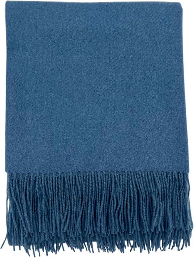 Alashan Cashmere Blend Ripple Finish Woven Throw (Odessa)