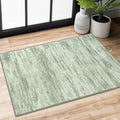 2x3 Modern Abstract Rug for Entryway, Lime Green Super Soft Small Area Rug, Washable Non-Slip Kitchen Rugs, Low-Pile Mat for Bedside, Indoor Door Mat