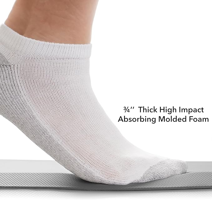 Made Medical 73" x 24" Bedside Non-Slip Fall Mat for Elderly - Fall Prevention Anti-Skid Pad with Beveled Edge Anti-Fatigue Floor Mat, Gray