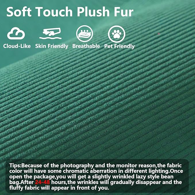79'' Convertible Sleeper Sofa Bed, 3-in-1 Foldable Floor Couch with Corduroy Upholstery, No Assembly Loveseat, Light Brown Lounge Mattress for Living Room, Studio, Guest Room (Light Green)