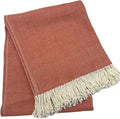 Alashan Cotton Acrylic Adirondack Herringbone Woven Throw (Tumeric)