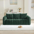 83'' Boneless Corduroy Sofa, Oversized 3 Seater Deep Seat Couch with Rounded Armrest, Modern Upholstered Cloud Sofa for Living Room, No Assembly, Grey