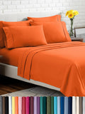 Bare Home Microfiber Sheet Set with Additional Pillowcase, Twin XL Orange