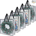 5-Pack Clear Heavy Duty Moving Bags and Storage Bags, 25 Gallon Large Moving Boxes Alternative for Wreath Storage Container, Under Bed Storage, Stadium Events, and College Moving Supplies