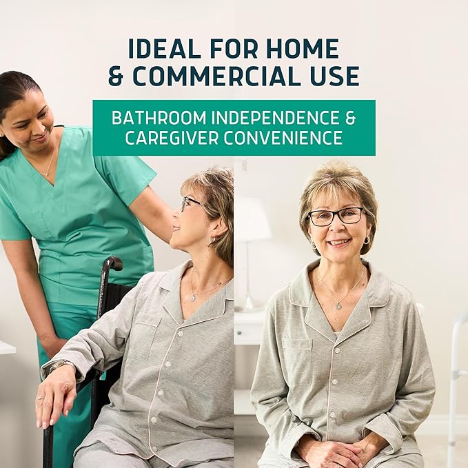 Lunderg Recycled Commode Liners - 250 Environment Friendly Portable Toilet Bags - Medical Grade Bedside Commode Liners Disposable - Universal Fit & Easy to Use - Absorbent Pads NOT included
