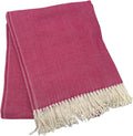 Alashan Cotton Acrylic Adirondack Herringbone Woven Throw (Watermelon)