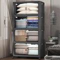 Extra Large Stackable Storage Bins with Lids & Wheels, Foldable Plastic Storage Bins (Dark, 672QT-168QT/42GAL*4Pack)