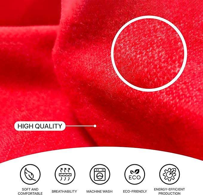 New Zealand Virgin Wool Throw Blanket, Indoor & Outdoor, Soft Blanket with Fringes, 55 x 79 in (140 x 200 cm)