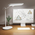 LED Desk Lamp with CRI 98, Advanced Eye-Caring Bright Desk Light for Crafting, Home Office & Kids Studying, Multi-Angle Adjustable, Dimmable Full Spectrum with Touch & Gesture Control