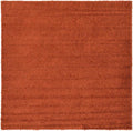 Unique Loom Solid Shag Collection Area Rug (8' Square, Terracotta)