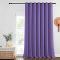 NICETOWN Privacy Room Divider Curtain Thermal Blackout Curtain for Patio Door, Living Room, Bedroom Partition and Shared Office Space, 1 Grommet Panel, Lilac Purple, 100 inch x 108 inch Long