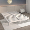 ITIMIDI 6 Inch King Size White Bed Frame with Metal Gaskets,Metal King Bed Frame Platform, No Box Spring Needed, Heavy Duty Steel Support 3000 LBS, Anti-Slip Mattress Stopper, Easy Assembly