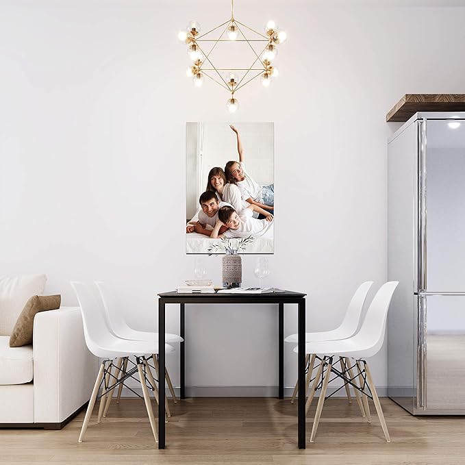 TreeDeal Custom Canvas Prints with Your Photos - Family Personalized Poster Wall Art - Personalized Canvas Pictures Canvas Wall Art for Home Decoration Ready to Hang (24" x 36")
