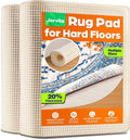 Non-Slip Rug Pad Gripper Round 8 Feet, Anti Skid Mat for Under Area Rugs, Keeps Rugs in Position and Safe, Thick Cushioned Carpet Pad for Hardwood Floors Protection