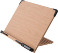 A+ Book Stand BS2500 Large 16x10.5 Portable Adjustable Foldable Bookstand Holder for Reading Hands Free Large Thick Heavy Textbooks Cookbooks Tablets
