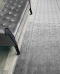 Non Slip Washable Carpet Runner Rug with Rubber Backing, Custom Floor Mat for Kitchen Hallway Stairs Bedroom Bathroom Entry, Grey, Your Choice of Length, 26 Inch X 19 feet