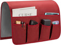 Sofa Armrest Organizer, Remote Control Holder for Recliner Couch, Arm Chair Caddy with 6 Pockets for Magazine, Tablet, Phone, iPad