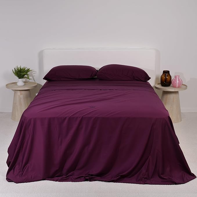 THE LAD COLLECTIVE 2.0 Bedding Set - 4 Piece Sheet & Pillow Case Set, Custom Cotton Blend, Soft, Comfortable, Temperature Regulating, & Easy-to-Use - (Full, Lady Musgrave)