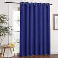 NICETOWN Blackout Curtain for Sliding Door - Patio Door Curtains, Thermal Insulated Wide Drapes/Draperies for Bedroom (Dark Blue, 100 by 84-Inch)