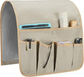 Sofa Armrest Organizer, Remote Control Holder for Recliner Couch, Arm Chair Caddy with 5 Pockets for Magazine, Tablet, Phone, iPad