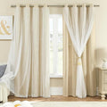 XiDi Curtains for Bedroom Decor Beige34/63/1