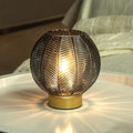 Battery Operated Lamp with Timer, Small Table Lamp Battery Powered, Cordless Bedside Lamps for Living Room Decorative Lamp for Bedroom Tabletop Shelf Dorm Desk-Grey