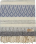| Wool Blanket/Throw | 100% New Zealand Wool | Perfect for Home and Outdoors | Virgin Wool Throw with Fringes 67"x79" (170 x 200 cm)