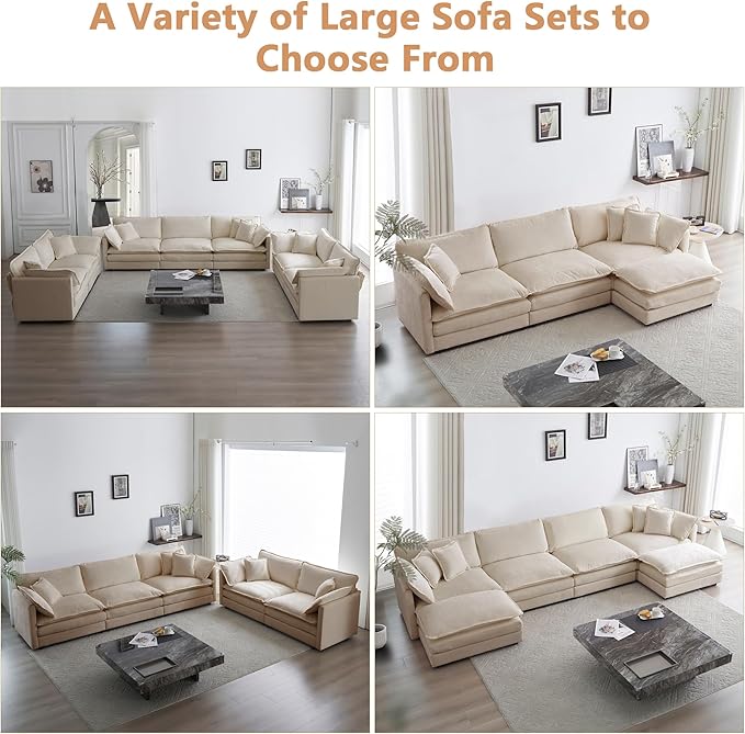 mikibama 41.4" W Single Seat Sofa, Chenille Comfy Deep Upholstered Couch Armchair with Toss Pillow for Living Room Bedroom Office Apartment, Light Coffee
