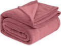 Bedsure GentleSoft Fleece King Size Blankets for Bed Dusty Rose - Soft Lightweight Plush Cozy Fuzzy Luxury Microfiber, 108x90 inches