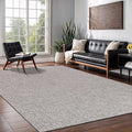 Easy Jute Rug 9x12 Indoor Outdoor Natural Rugs Solid Fiber Rug Woven Area Rug Boho Easy Clean Inside Carpet for Living Room Bedroom Dining Room Hallway or Outdoor Patio Porch (9 X 12 Silver)