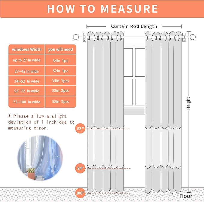 XiDi Dream Star Blackout Curtains for Kids Rooms Girl Princess Curtain for Daughter Bedroom Window (Pink Grey Blue, W52 X L84)