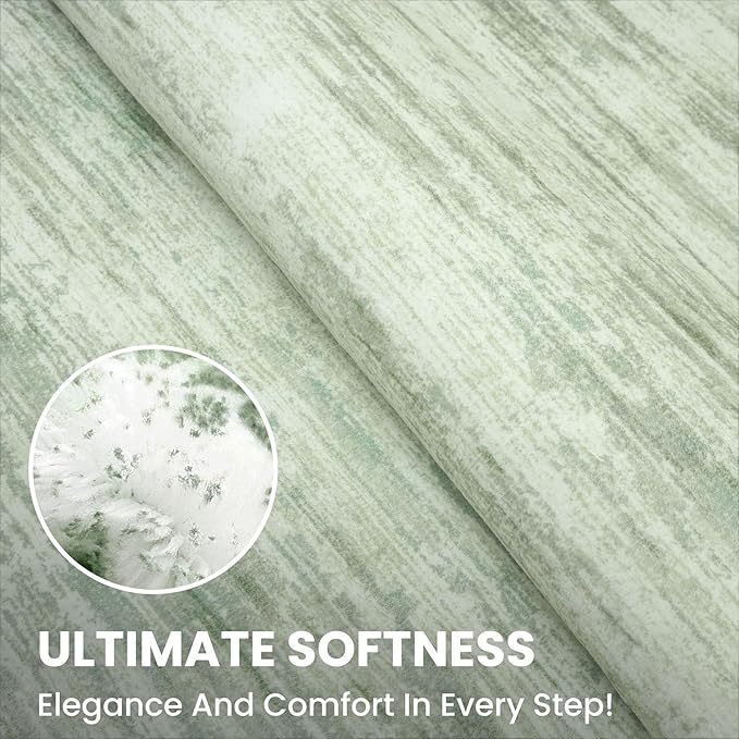 2x5 Modern Abstract Runner Rug for Hallways, Lime Green Super Soft Hallway Decor Kitchen Rugs with Non-Slip, Non-Shedding Washable Rug for Hallways Entryway Bedroom Indoor